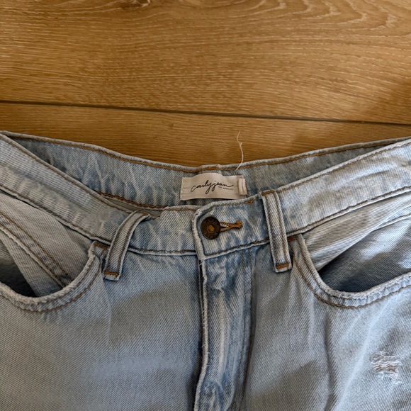 Carly Jean Light Blue Distressed Women Jeans - Picture 3 of 8